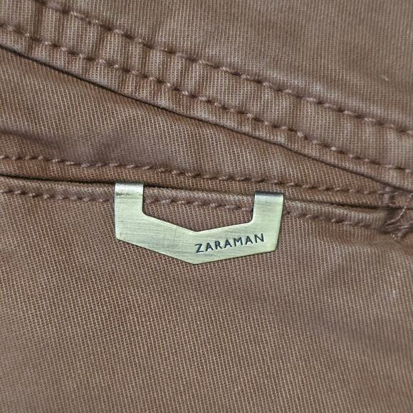 Zara Man Chino Pants Men’s Size 34 Brown Slim Fit Straight Casual - Picture 2 of 6